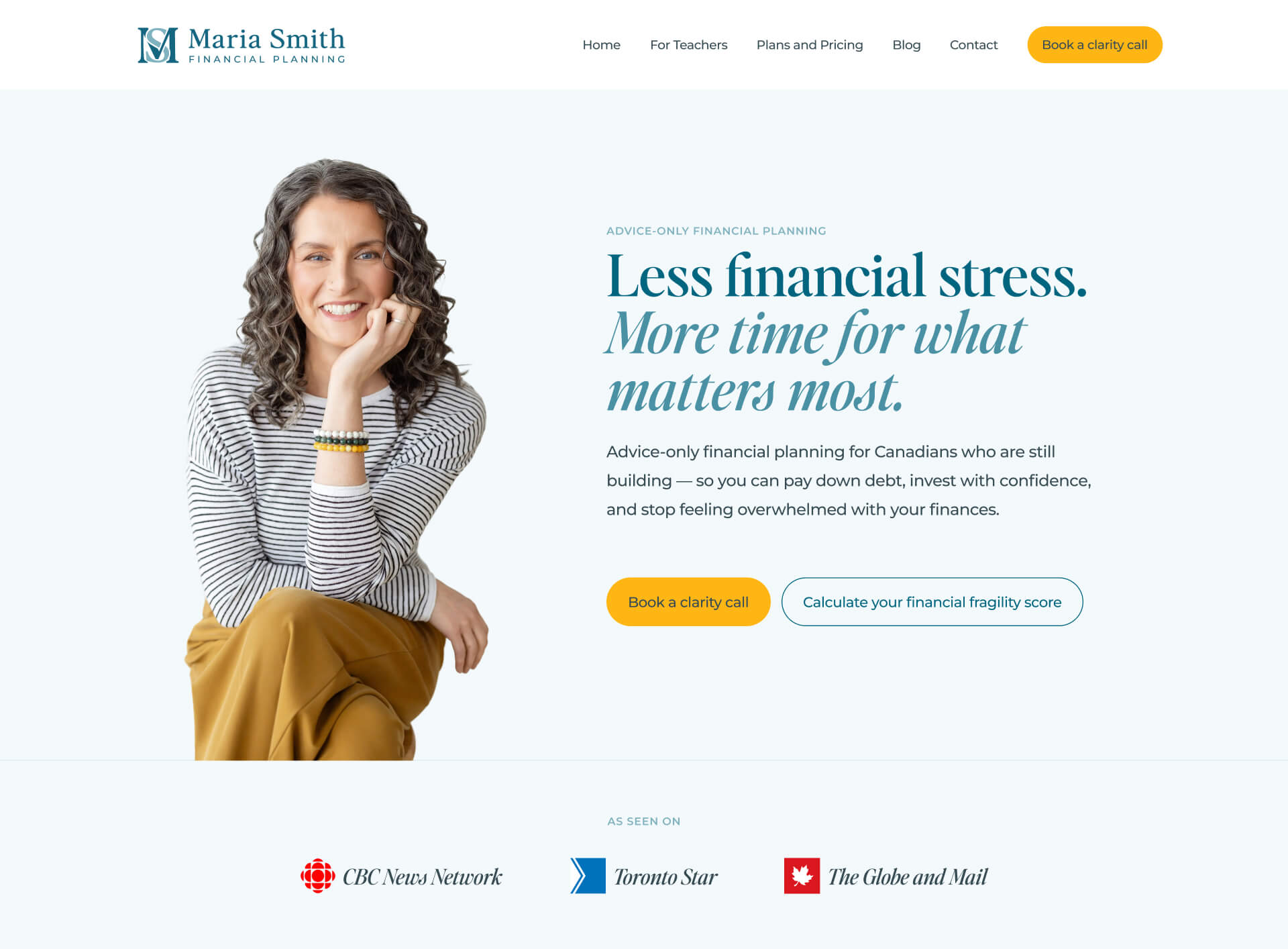 Maria Smith Financial Planning — project detail